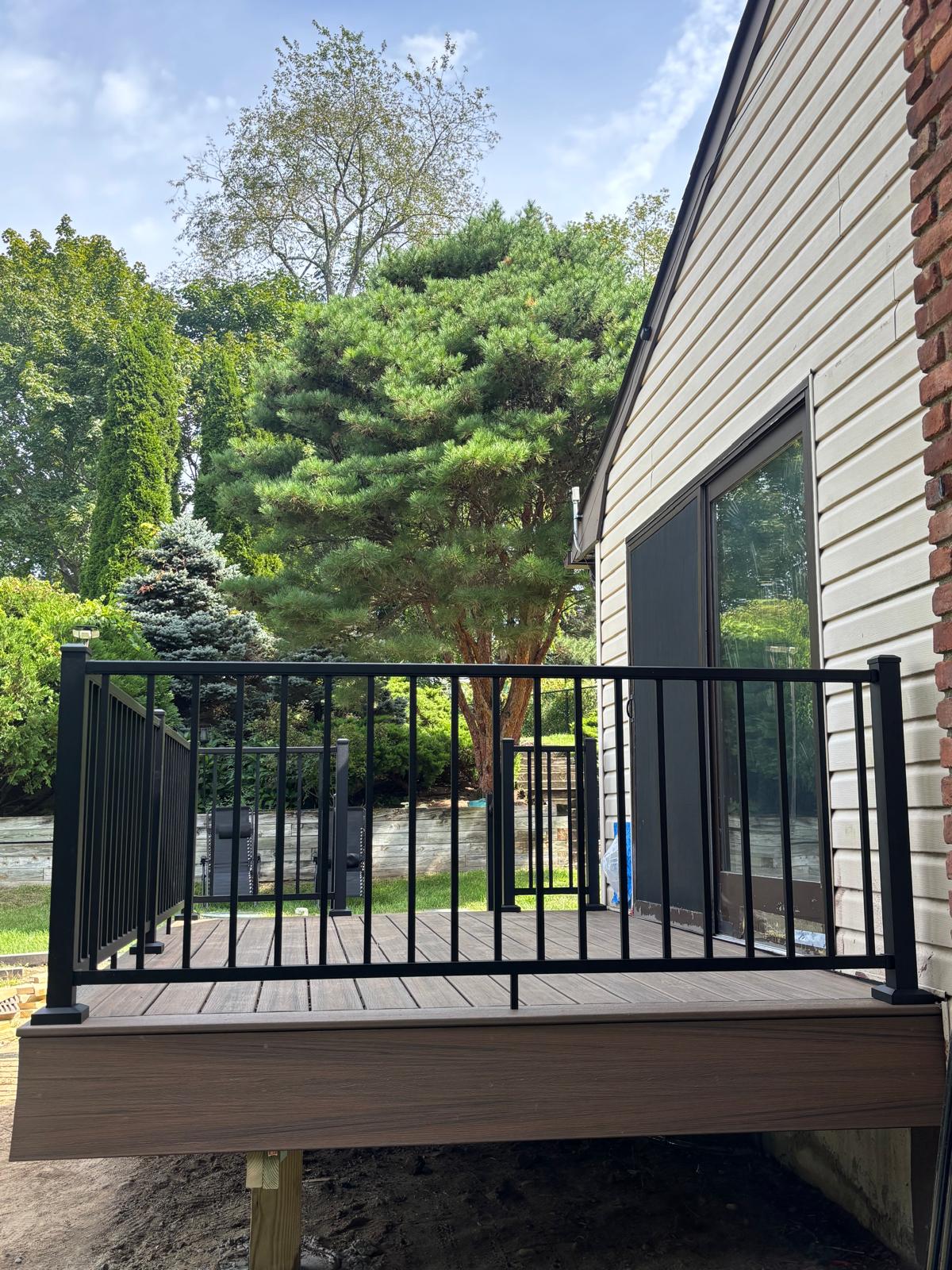Custom deck project in New Jersey